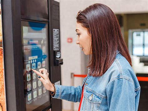 smart card vending machine|vending machine with digital screen.